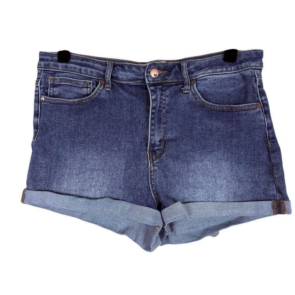 RSQ High Rise Cuff Denim Shorts - Women’s 31